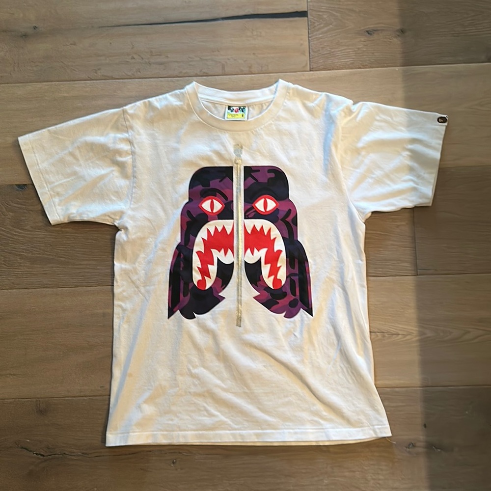 Men’s Bape size Small white tshirt